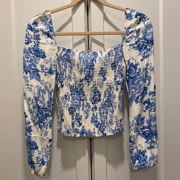 Reformation Reign Top in Olympia size 0, Brand New with Tags - Picture 3 of 6